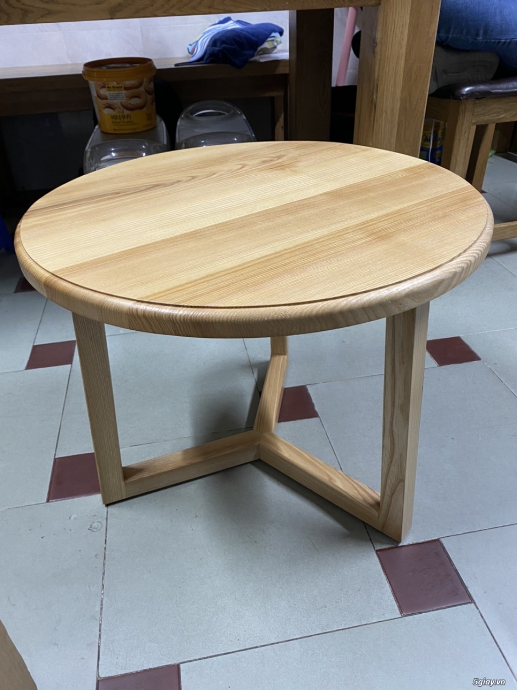 Chân bàn trà sofa gỗ Ash - 2