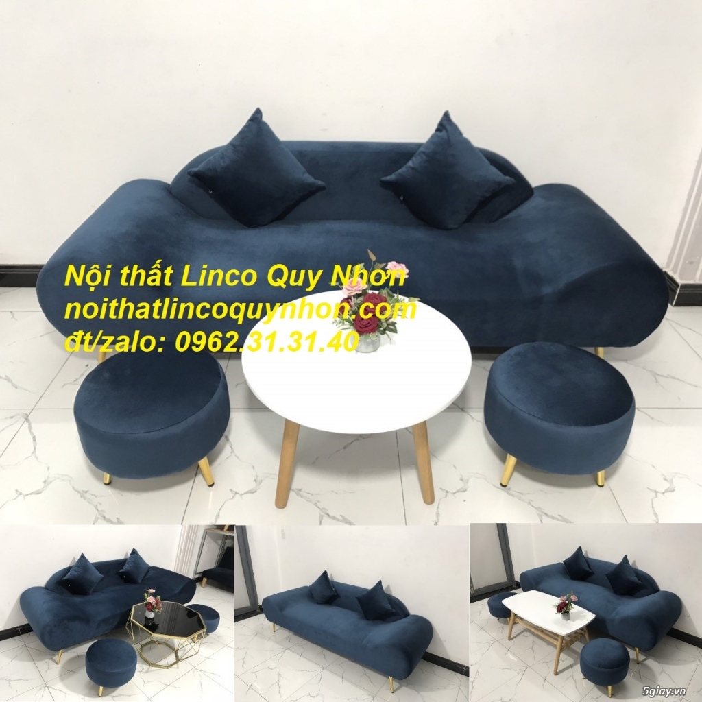 Bộ bàn ghế sofa văng băng thuyền giá rẻ Nội thất Linco Quy nhơn BĐ - 4