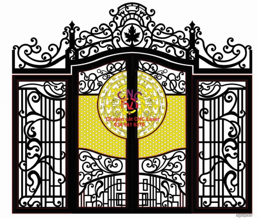 Cửa cổng trống đồng