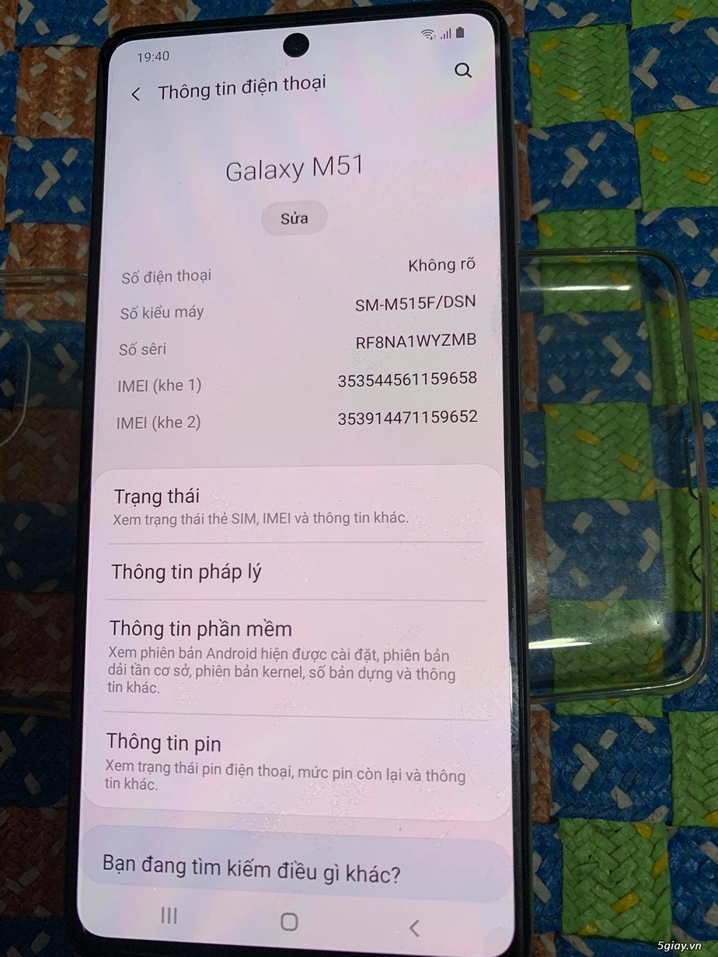 Samsung M51 TGDĐ, BH 11/2021 - 2