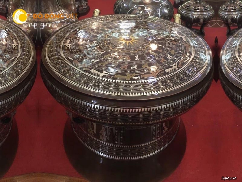Đồ Đồng Mỹ Nghệ Trống Đồng Đông Sơn - 4