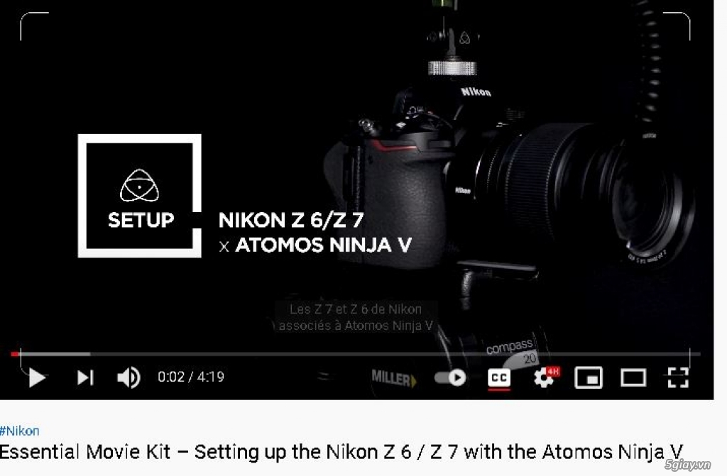 Nikon z6 (48 shot,186 shot) Quay phim, chụp ảnh làm  vlog - 3