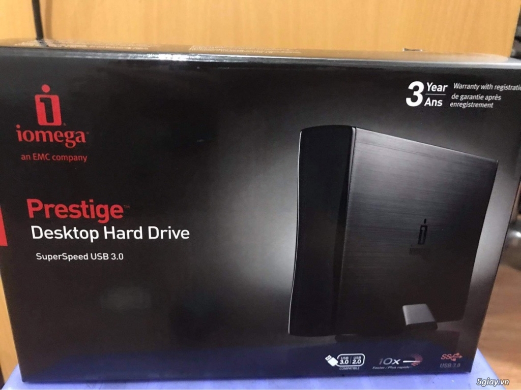 Box hdd 3.5 IOMEGA USB 3.0 4TB NEW - 1