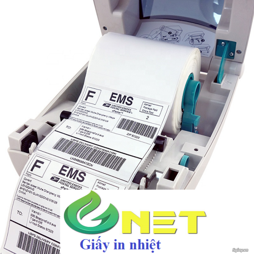 Phân Phối Giấy In Nhiệt K57, K80, Giấy in tem mã vạch - 2