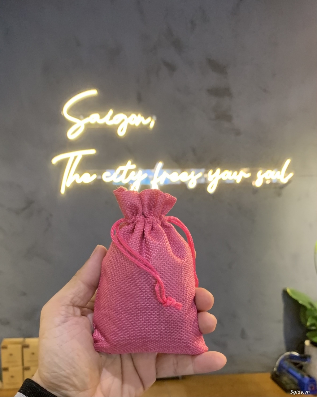 Túi vải đay pp đựng cà phê hạt-túi thơm - 2