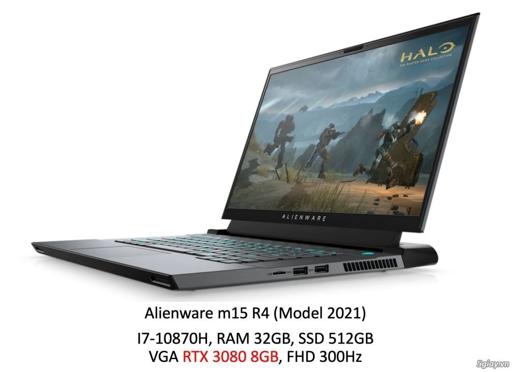 Nhận order laptop Alienware m15 R4 (2021) - dòng mơ ước của gamers