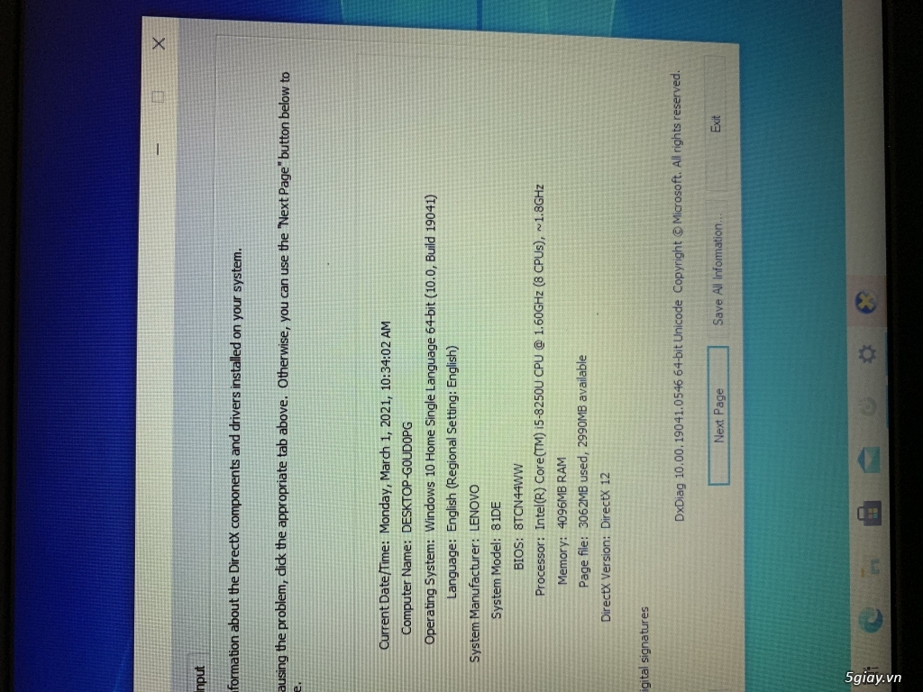 Bán laptop lenovo 330 . i5 8250u . Zin . Đẹp - 3