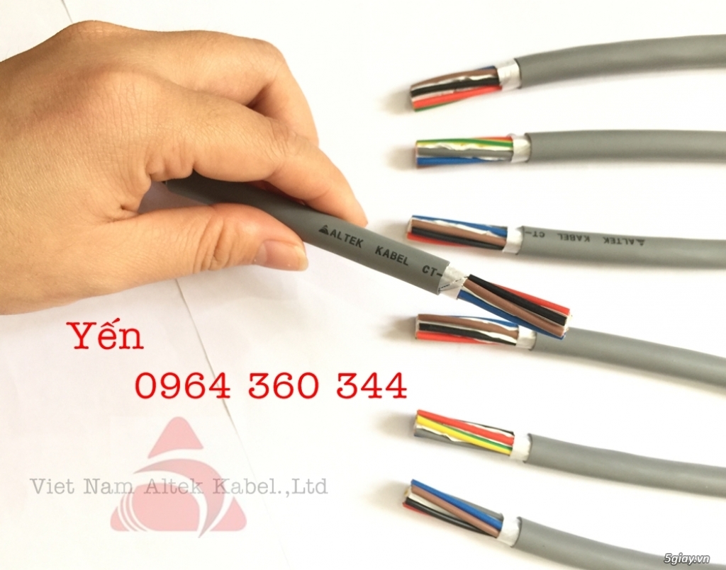 cáp điều khiển Altek Kabel SH-500 6x0.5mm, 6x0.75mm, 6x1.0mm, 6x1.5mm - 4