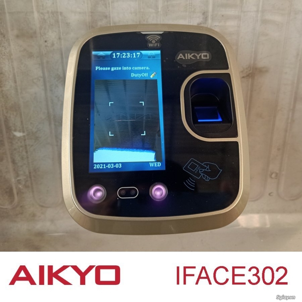 Miễn phí lắp đặt - Máy chấm công khuôn mặt Aikyo - 4