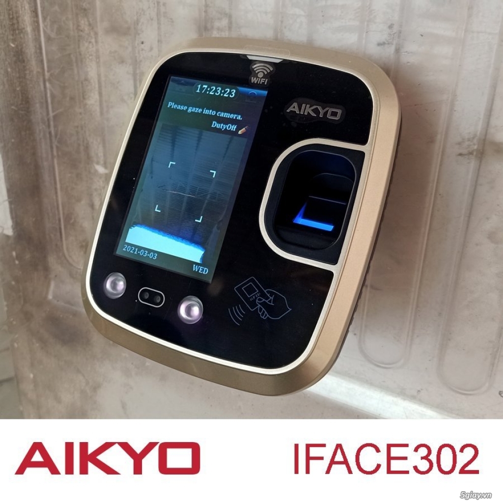 Miễn phí lắp đặt - Máy chấm công khuôn mặt Aikyo - 5