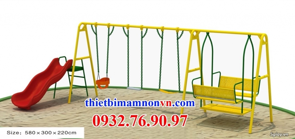 Xích đu cho trẻ mầm non - 1