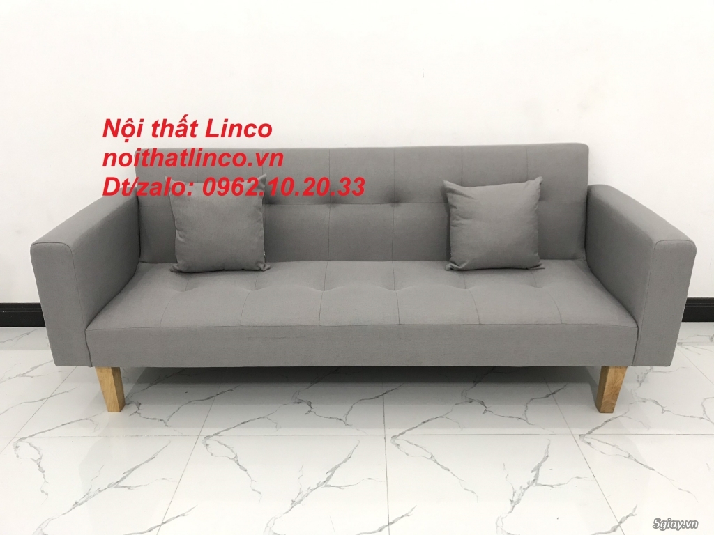 Bộ bàn ghế sofa đa năng xám ghi trắng giá rẻ đẹp Nội thất Linco SG - 11