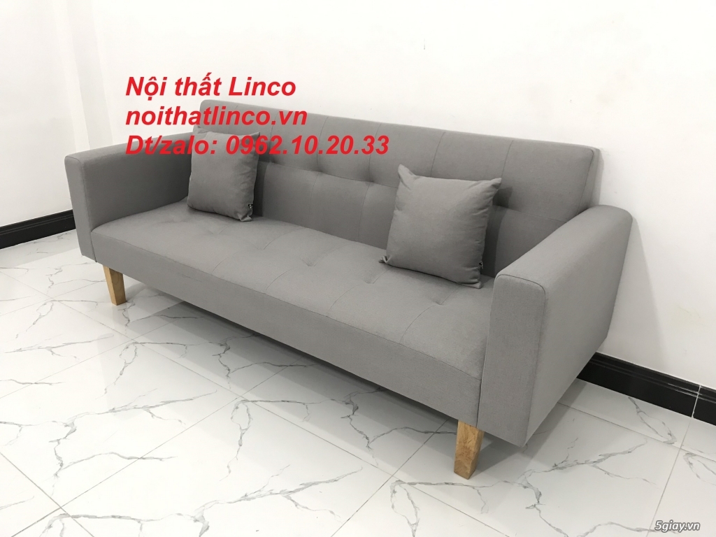 Bộ bàn ghế sofa đa năng xám ghi trắng giá rẻ đẹp Nội thất Linco SG - 10