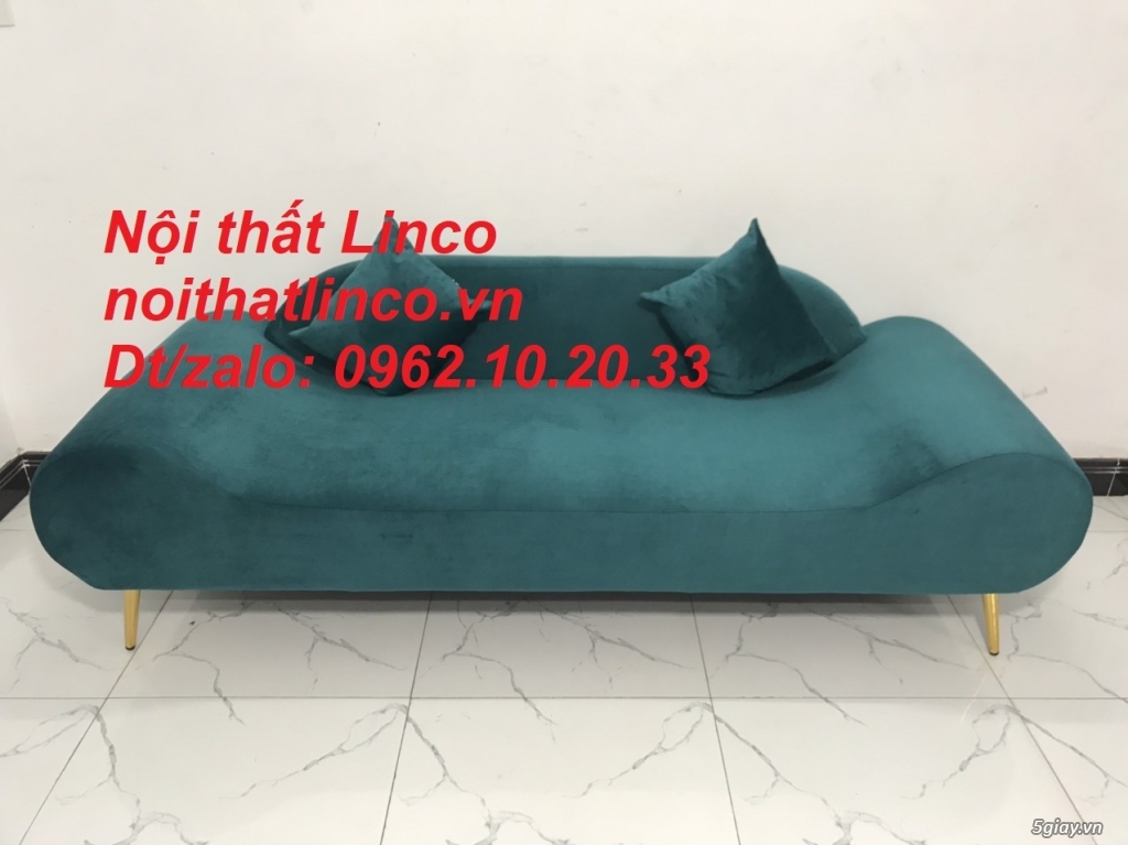 Bộ ghế sofa sopha văng băng thuyền xanh cổ vịt rẻ Sofa Linco Sài Gòn - 10
