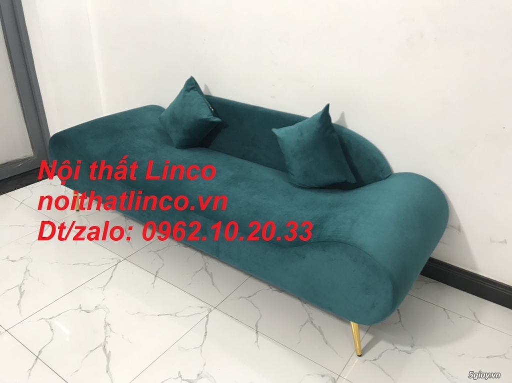 Bộ ghế sofa sopha văng băng thuyền xanh cổ vịt rẻ Sofa Linco Sài Gòn - 12