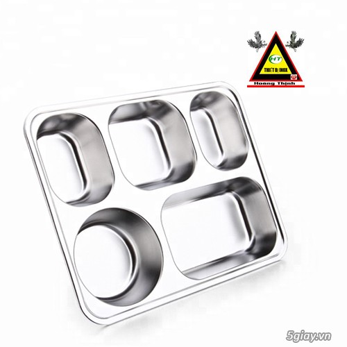 Khay cơm inox giá rẻ - 1