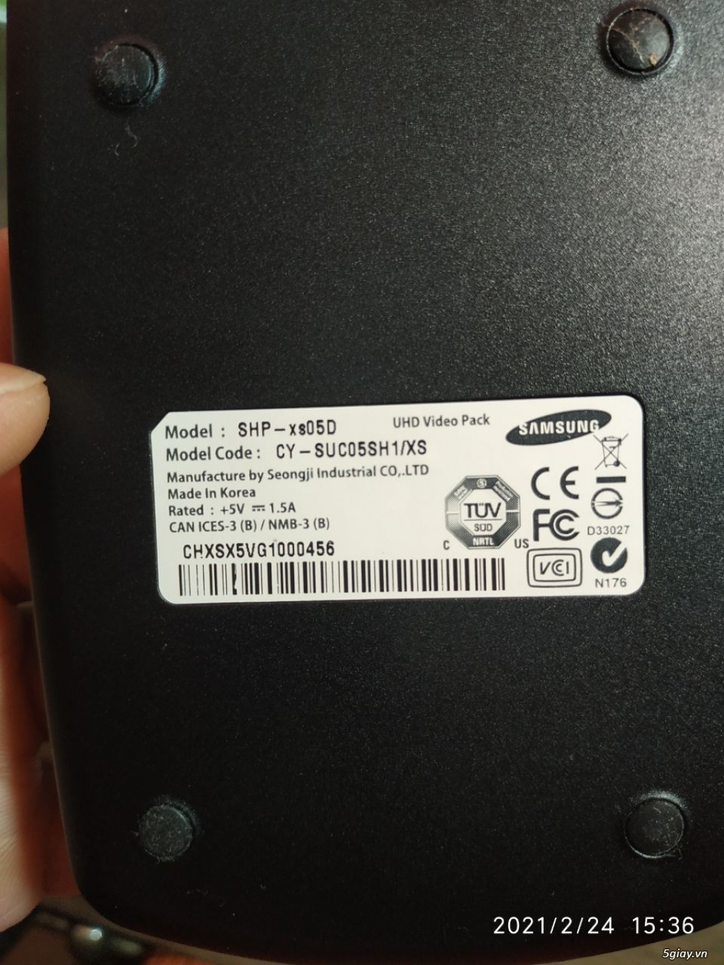 Ổ cứng di động Samsung 500gb - Made in Korea - 1