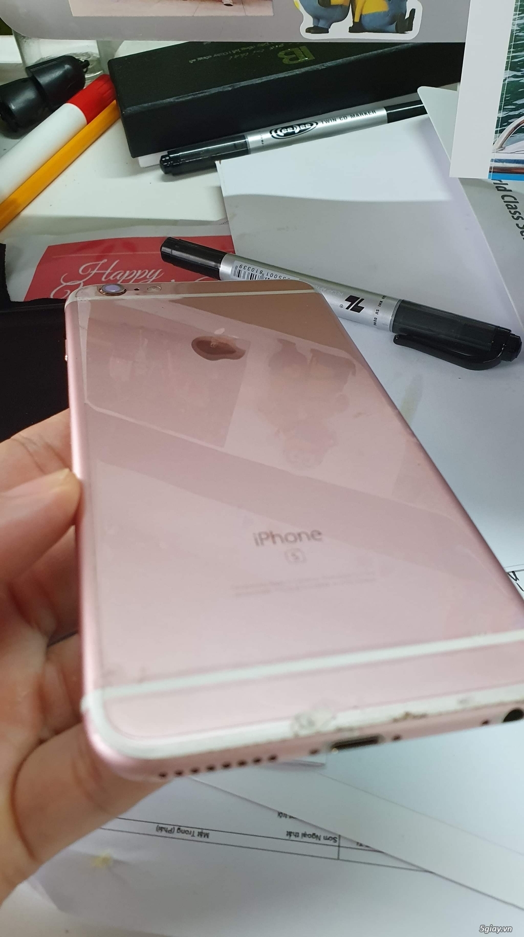 Cần bán: iphone 6s plus rose gold (128GB) LL/A