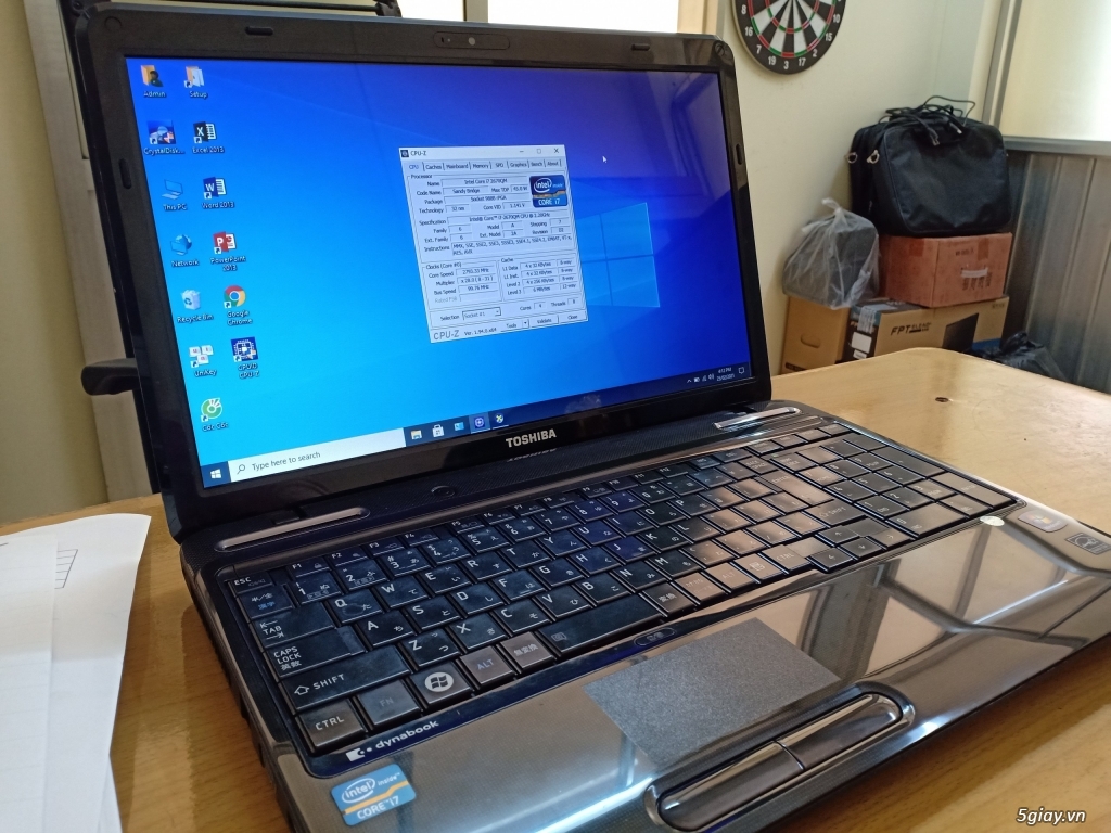 Laptop TOSHIBA, Core i7, RAM 8G, SSD 240G, LCD 15.6, WIFI 5G - 3