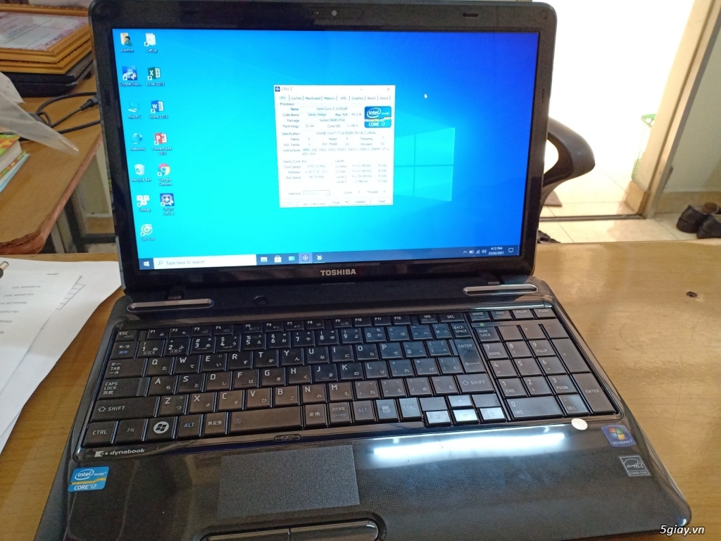 Laptop TOSHIBA, Core i7, RAM 8G, SSD 240G, LCD 15.6, WIFI 5G - 2
