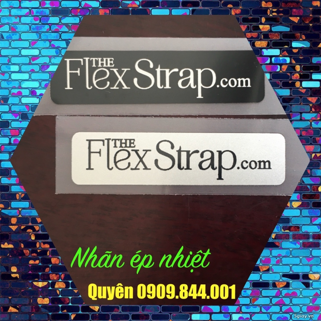 Nhãn ép nhiệt ( tem mác ép nhiệt) - 2