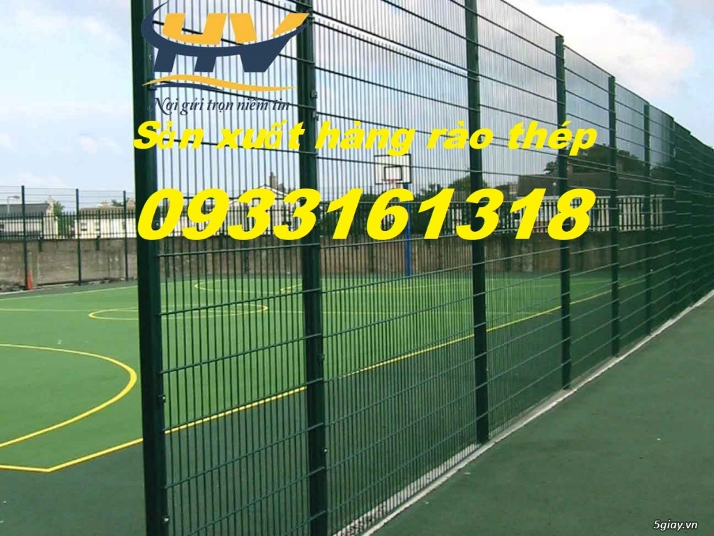 Hàng rào sắt, hàng rào lưới thép, hàng rào mạ kẽm - 1