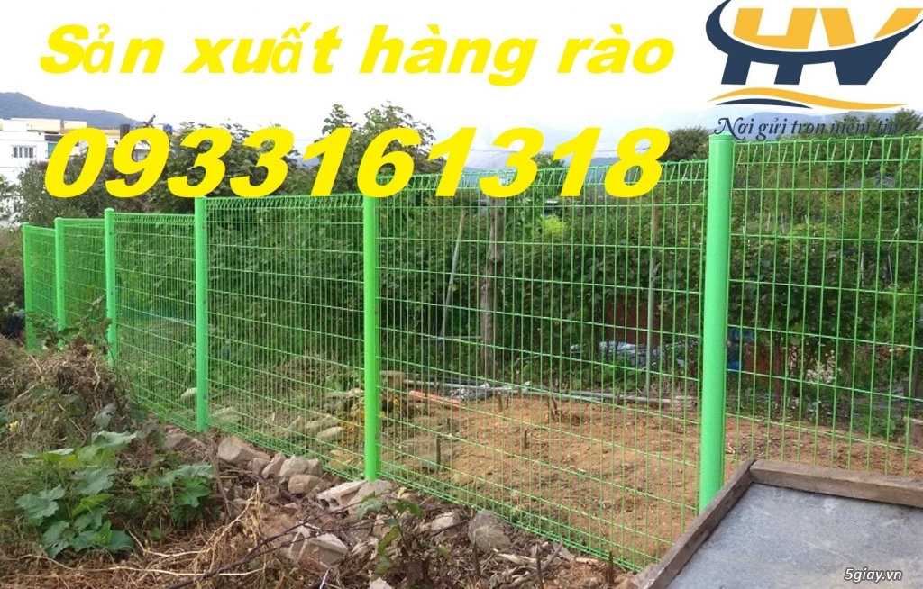 Hàng rào sắt, hàng rào lưới thép, hàng rào mạ kẽm - 4
