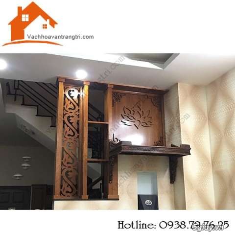 Thi công vách ngăn cầu thang phòng khách quận 12 - 5