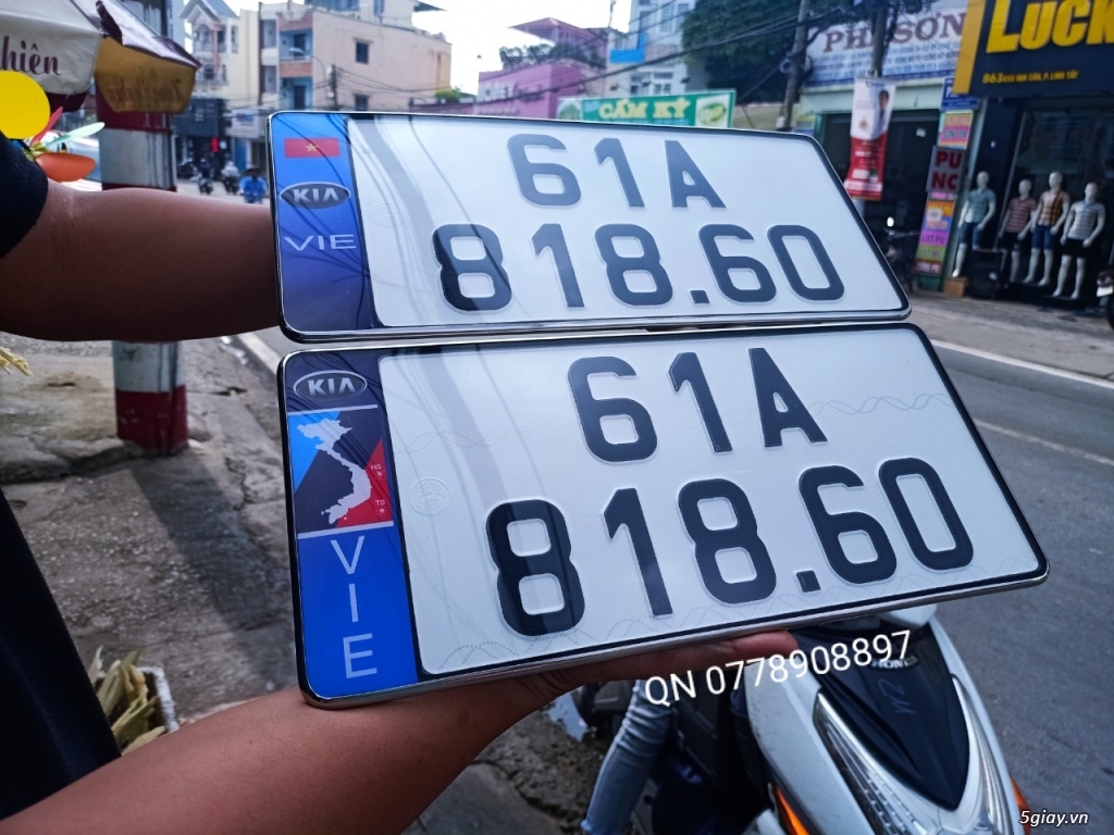 ÉP KHUNG BIỂN SỐ ĐẸP,CHỐNG NƯỚC Ở THÀNH PHỐ THỦ ĐỨC .ĐỘI GT RẠCH CHIẾT - 35