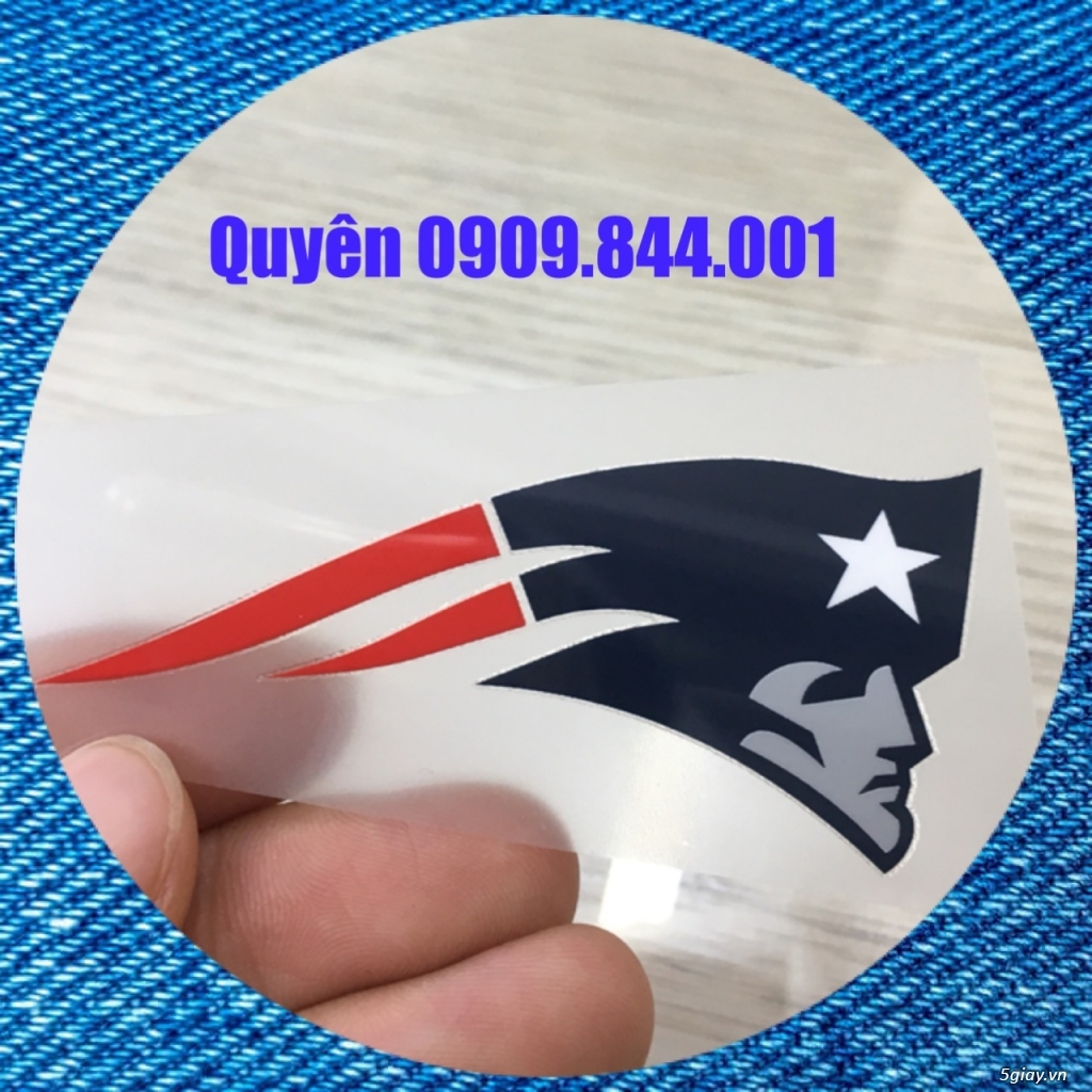 Nhãn ép nhiệt ( tem mác ép nhiệt) - 2