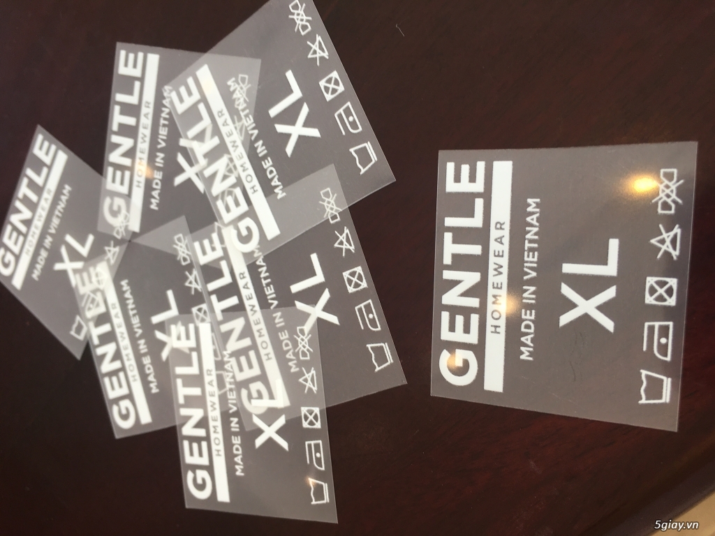 Nhãn ép nhiệt ( tem mác ép nhiệt) - 1