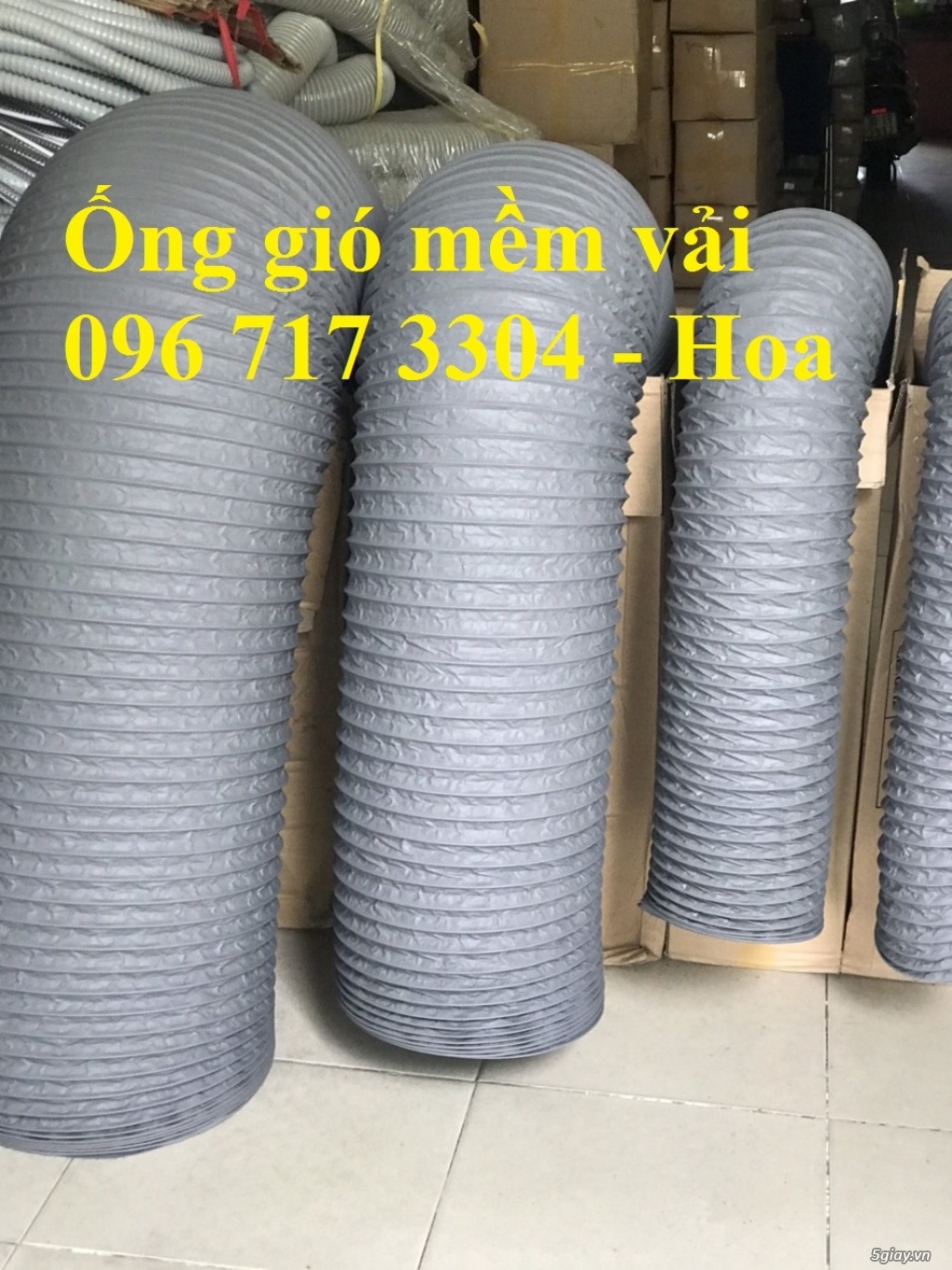 Ống gió mềm vải Hàn Quốc D250 chính hãng giá rẻ - 096 717 3304 - 2