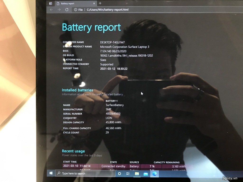 Surface Laptop 3 i5/8/256 màu đen giá tốt - 3