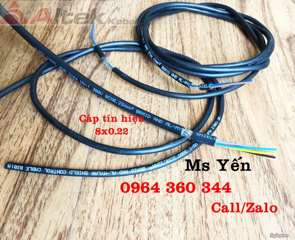 Cáp tín hiệu cân điện tử 4c x 0.22mm2 - 1
