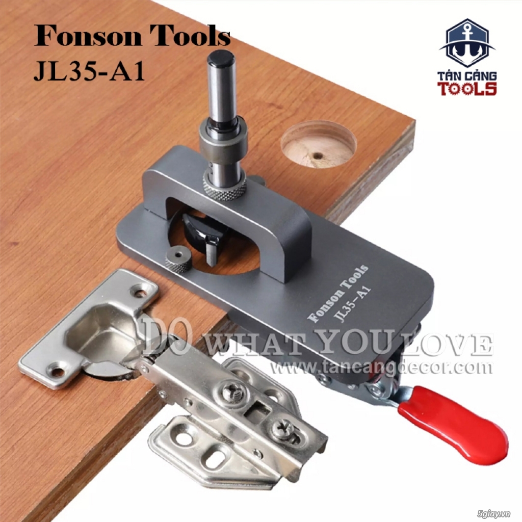 Bộ Dưỡng Khoan Bản Lề Fonson Tools JL35-A1 - 4