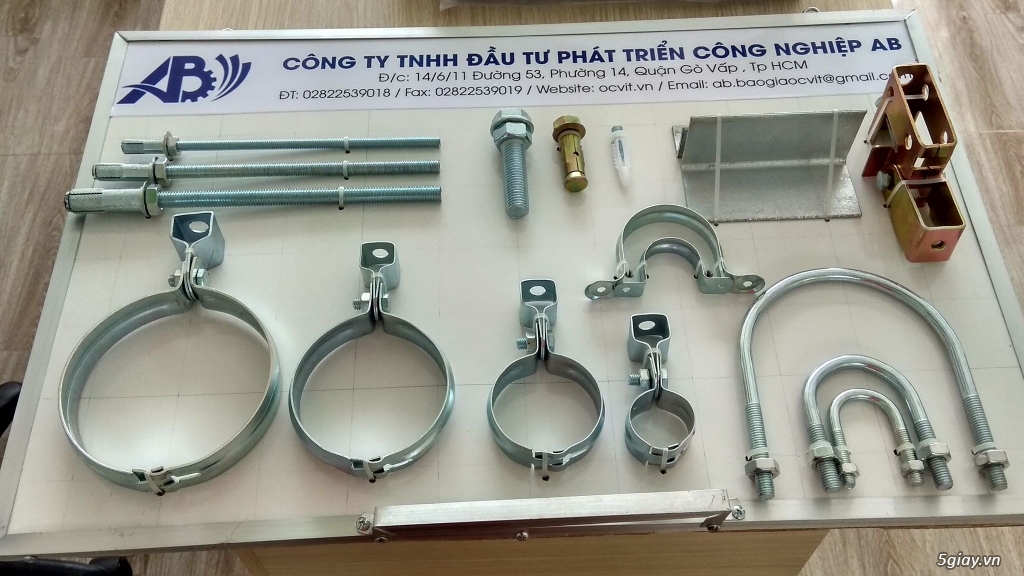 Ty ren , cùm treo , kẹp xà gồ thi công pccc - 5