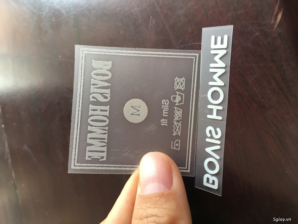 Nhãn ép nhiệt ( tem mác ép nhiệt) - 1