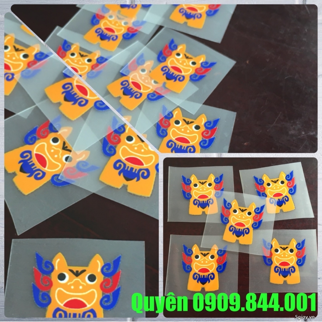 Nhãn ép nhiệt ( tem mác ép nhiệt) - 2