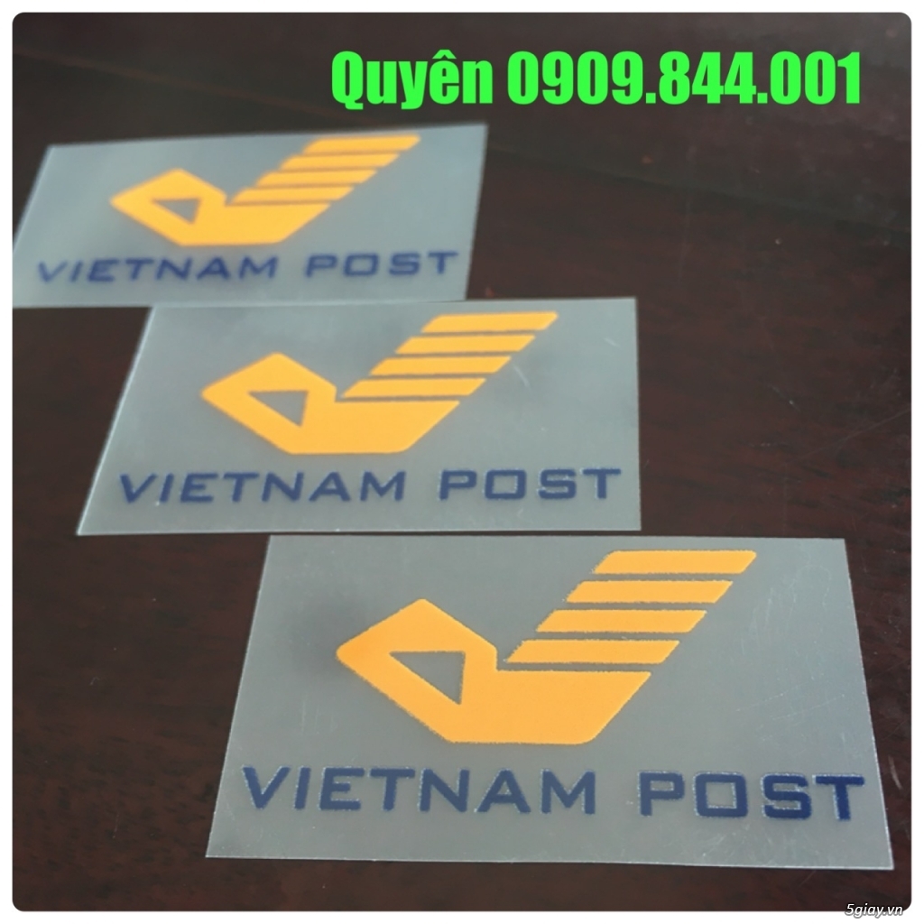 Nhãn ép nhiệt ( tem mác ép nhiệt)