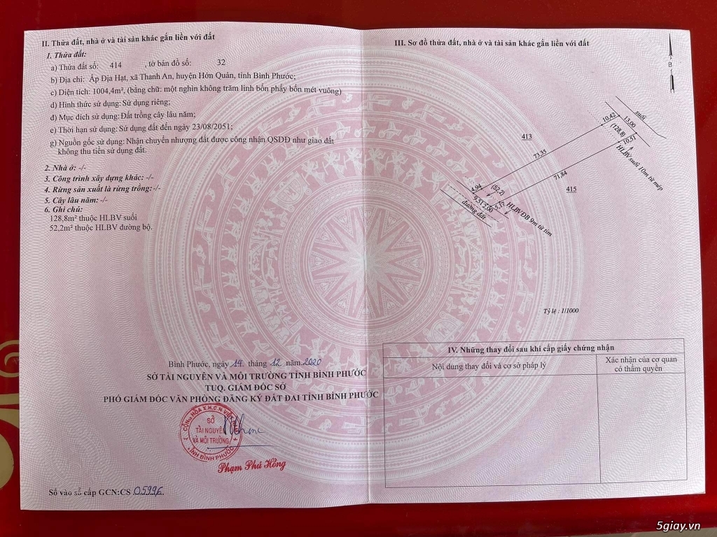 BÁN GẤP ĐẤT BÌNH PHƯỚC RẺ - 1