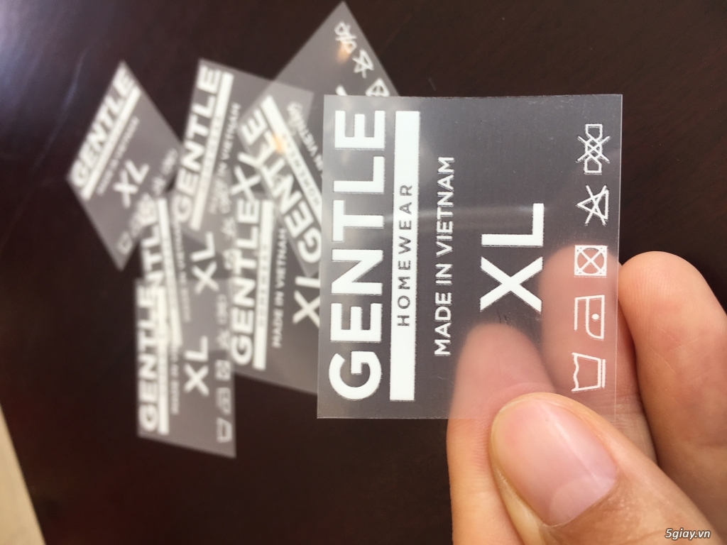 Nhãn ép nhiệt ( tem mác ép nhiệt) - 1