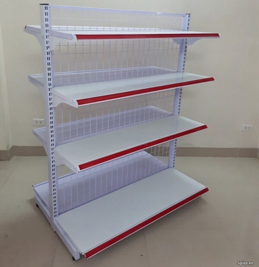 Kệ siêu thị đôi lưng lưới hàng mới có sẵn tại Kho - 2