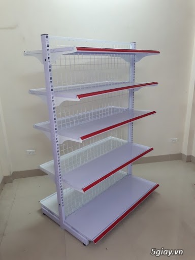 Kệ siêu thị đôi lưng lưới hàng mới có sẵn tại Kho