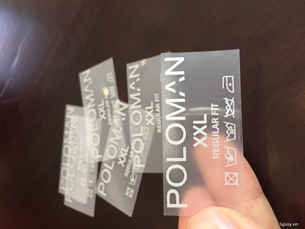 Nhãn ép nhiệt ( tem mác ép nhiệt) - 1