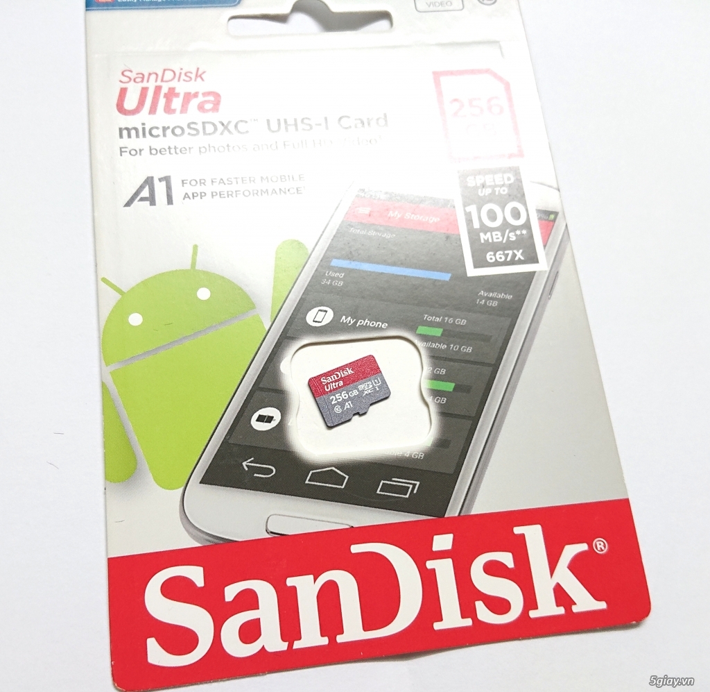 Thẻ nhớ micro SD Sandisk A1 - 2