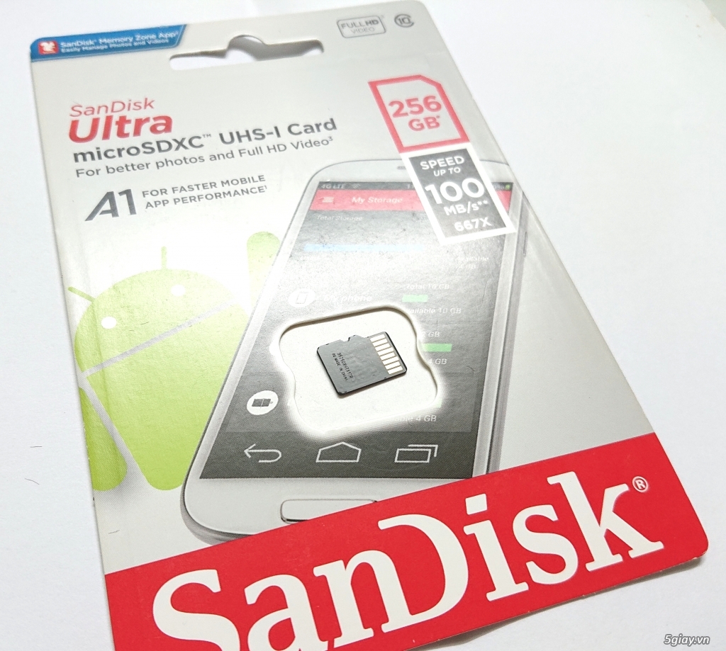 Thẻ nhớ micro SD Sandisk A1 - 3