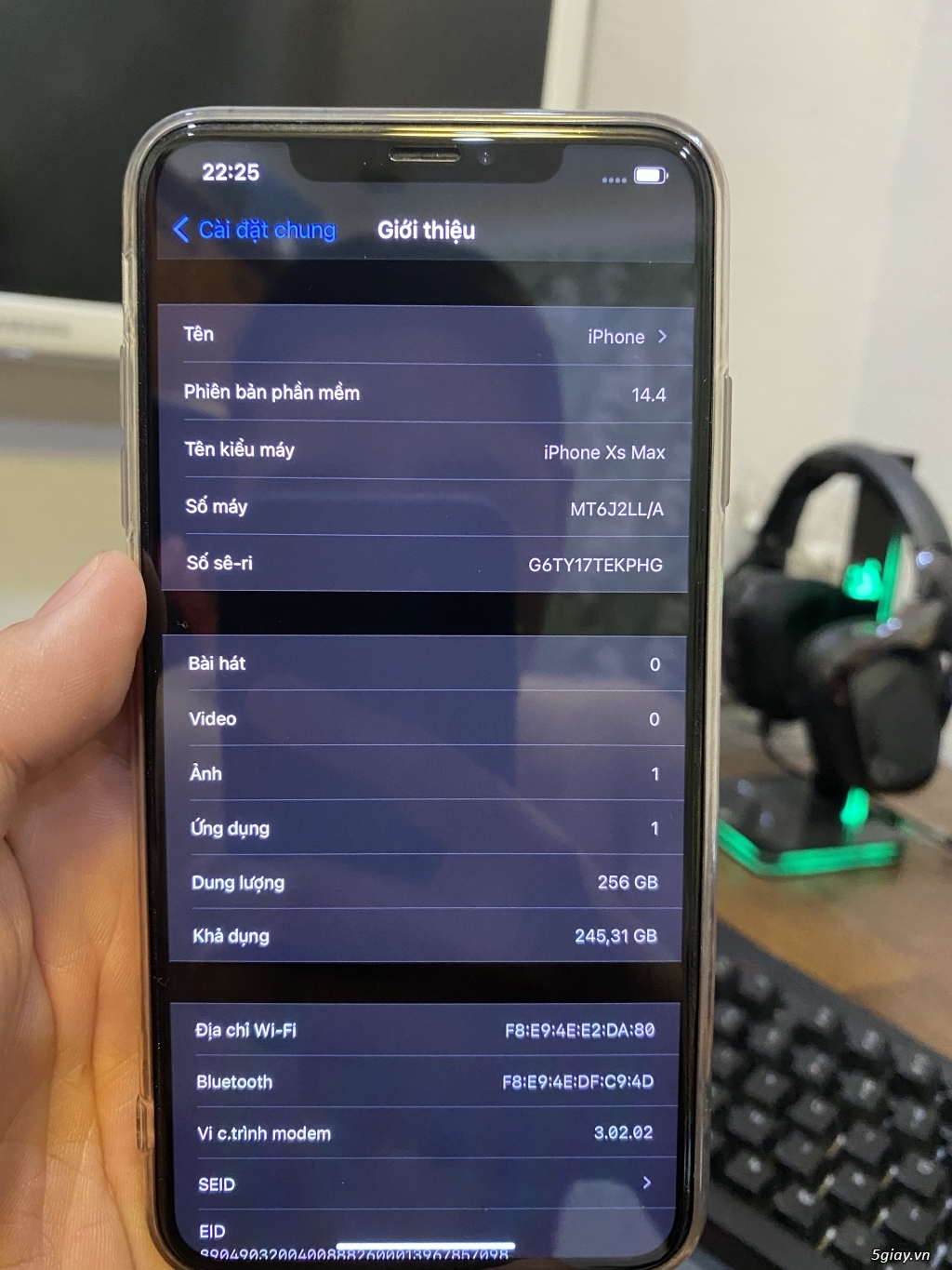 Cần bán ip xs max 256gb bản LL/A pin còn 88% - 1