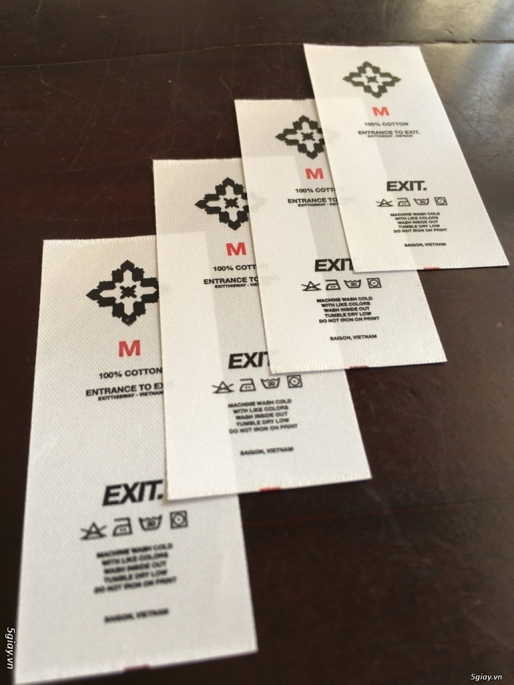 Nhãn ép nhiệt ( tem mác ép nhiệt)