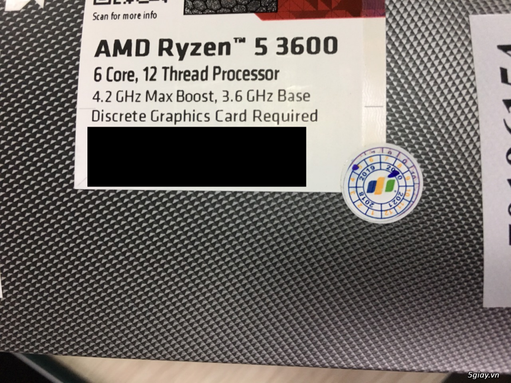 Bán AMD Ryzen 5 3600