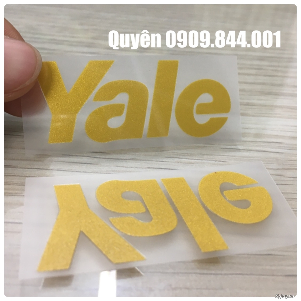 Nhãn ép nhiệt ( tem mác ép nhiệt) - 2